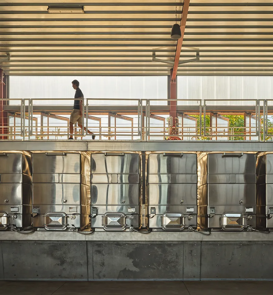 Fulldraw Vineyard fermentation building