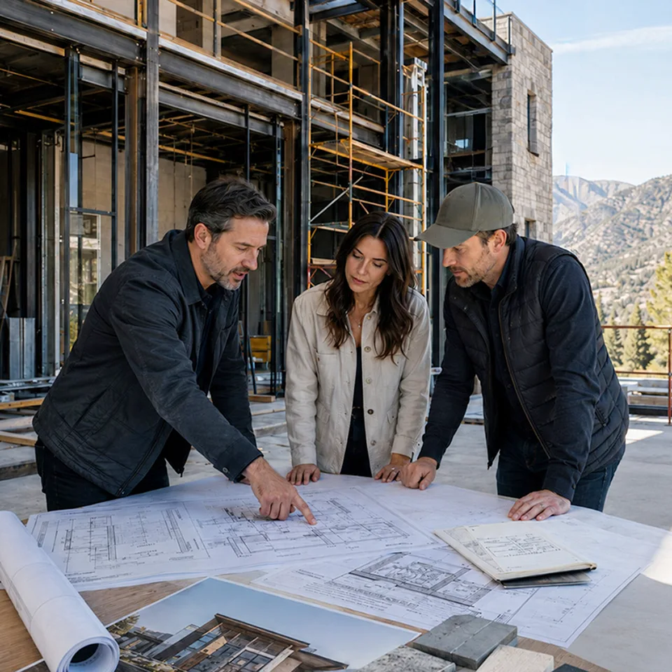 Not a Linear Process installation of custom architectural windows