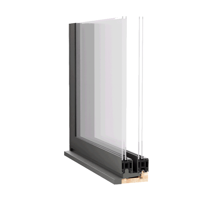 Metal Arte Lift & Slide OX HXP Sill Metal Arte Lift & Slide OX HXP Sill Rendering